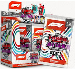 Topps 2024 Turbo Attax Formula 1 F1 Booster Display 24 Packs Total 240 Cards