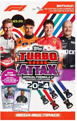 Topps time Turbo Attax Formula 1 F1 Mega Multipack 41 Carduri