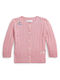 Ralph Lauren Kinder-Strickjacke Rosa