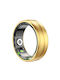 Techsuit R06 Smart Ring 18mm με Παλμογράφο Χρυσό