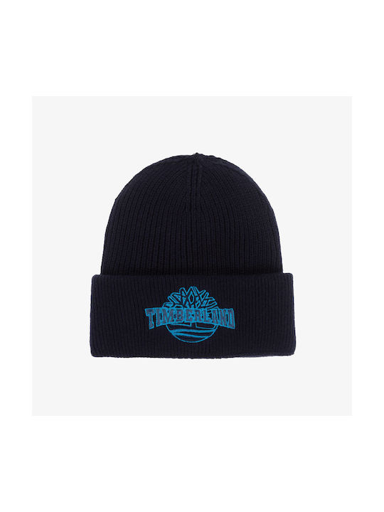 Timberland Kids Beanie Knitted Blue