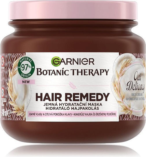 Garnier Botanic Therapy Hair Remedy Μάσκα Μαλλιών για Λείανση 340ml