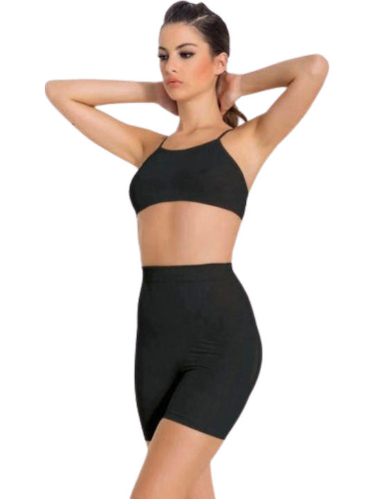 Miss Fit Korsettschnürung Nahtlos Black