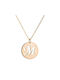 Goldsmith Necklace Monogram from Gold Plated Silver