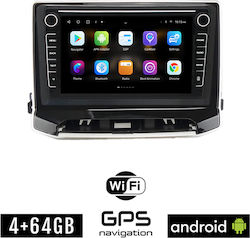 Booma Car-Audiosystem für Jeep Kompass 2022 (Bluetooth/USB/WiFi/GPS) mit Touchscreen 8"