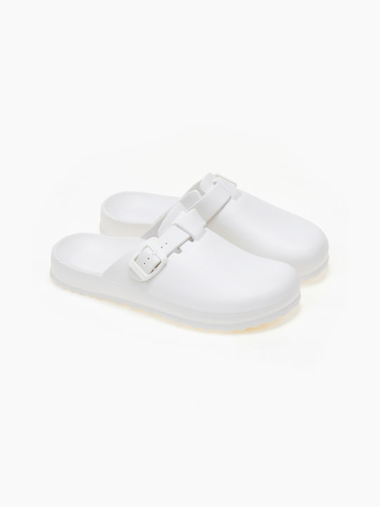 Women's White Clogs