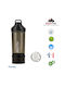 AlpinPro Shaker Protein 550ml Kunststoff Schwarz