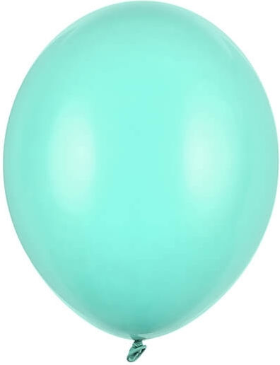 Σετ 10 Μπαλόνια Γενεθλίων Γοργόνα Latex Light Mint 30εκ.