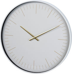 Koopman Wall Clock Plastic White Ø50cm