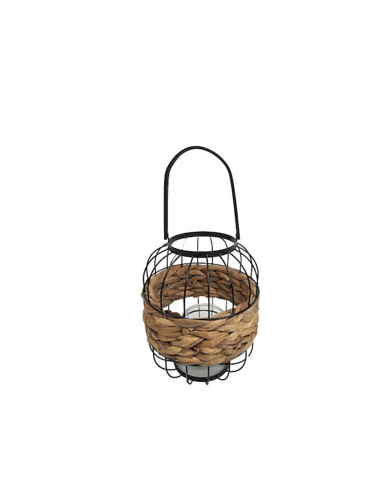 Espiel Metallic Lantern Beige 24x24x29cm