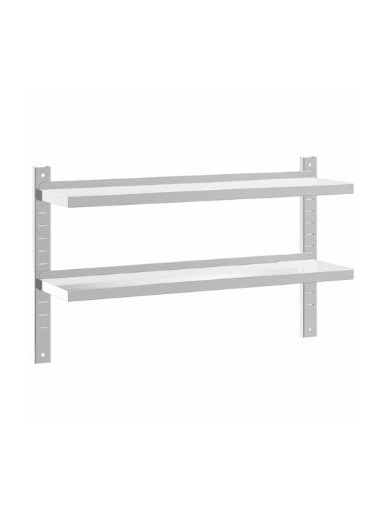 Shelf Wall 100x23.5x60cm Silver