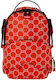 Sprayground School Bag Backpack Junior High-High School in Red color