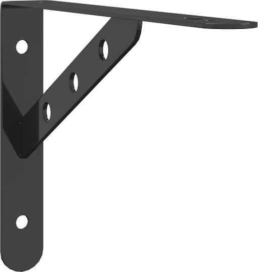 vidaXL Heavy-Duty Stainless Steel Shelf Brackets Silver 23.5x25mm 4pcs 30303