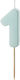 PartyDeco Birthday Candle Number in Green Color...