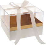 Paper Box for Gift Transparent 23x17x23cm.