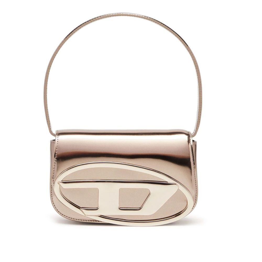 Diesel Leder Damentasche Schultertasche Gold X08396-PS202-H2382