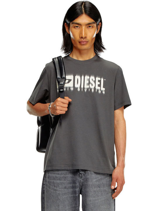 Diesel Тениска Сив