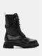 Luigi Suede Women's Ankle Boots Black