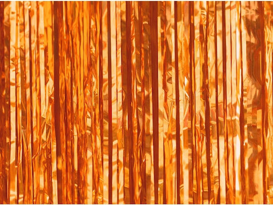 Party Pal Party Curtain in Orange Color 100cm