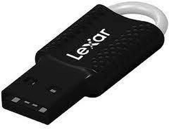 Lexar Jumpdrive V40 128GB USB 2.0 Stick Μαύρο