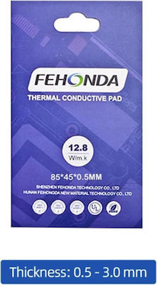 Fehonda 12.8w Thermal Pad 85mm*45mm size 0,5mm thickness Γκρι