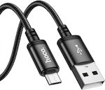 Împletit USB 2.0 spre micro USB Cablu Negru 3m 1buc