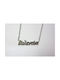 Stainless Steel Necklace Name Valentina Silver 1 piece