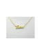 Stainless Steel Necklace Name Elena Gold 1 piece