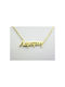 Stainless Steel Necklace Name Lamprini Gold 1 piece