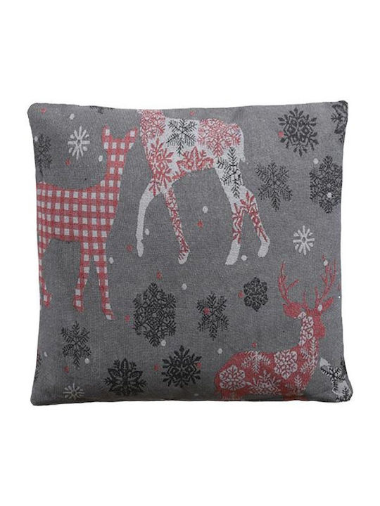 Fylliana Weihnachtsdekoratives Kissen Platz Gray 45x45cm