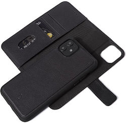 Entschlüsselte schwarze Leder Brieftasche iPhone 11