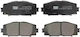 Toyota Prius Zvw3 Ate 13046056172 Brake Pads