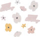 Κομφετί Floral Ροζ
