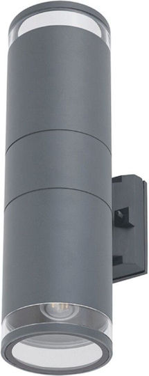 Nowodvorski Double Spot with Socket E27 in Gray Color