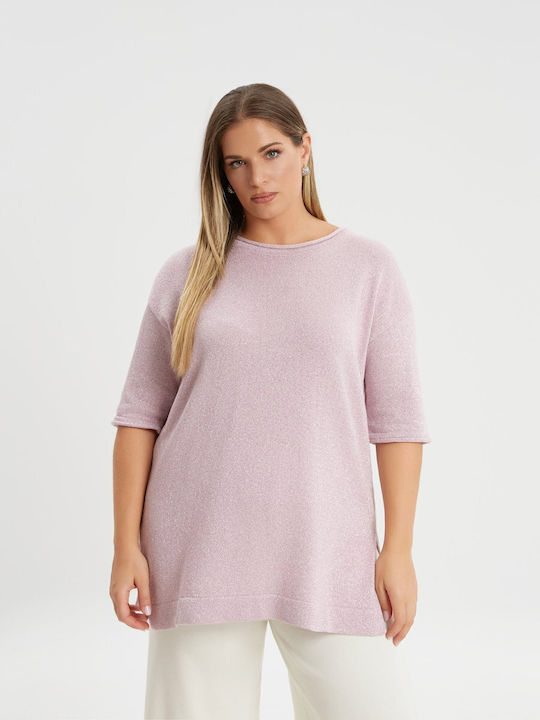 Mat Fashion Women's Sweater Pink