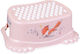 Chipolino Single Kids Step Stool Forest Fairytale Pink