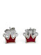 Goldsmith Silver Crown Earrings
