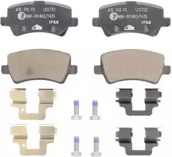 Land Rover Range Rover Evoque Lv Ate 13047027222 Brake Pads