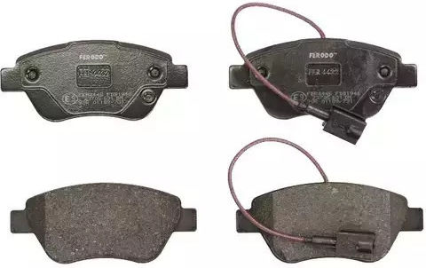 Bremsbeläge Fiat Idea 350 Ate 13046038182