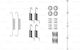 Set de accesorii pentru saboti de frana Subaru Impreza Hatchback Gr Gh G3 Ate 03013793072