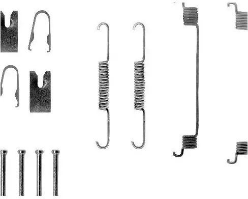 Set Brake Shoe Accessories Fiat Marea Weekend 185 Ate 03013792442