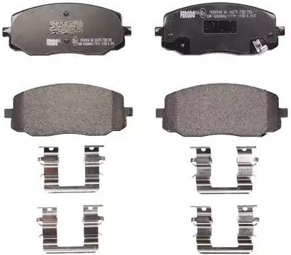 Placute de frana Kia Picanto Ba Ate 13046057762