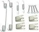 Set accesorii placute frana Skoda Roomster 5j Ate 03013793092