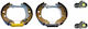 Set Brake Shoes Nissan Primera Traveller Wp11 Ate 03052075203