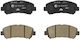 Placute de frana Ate pentru Nissan Qashqai Qashqai +2 J10 JJ10 13047057522