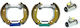 Set placute frana Citroen Zx N2 Ate 03052026203