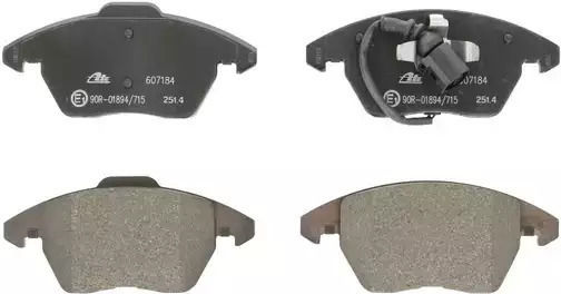 Skoda Yeti 5l Ate Brake Pads 13046071842