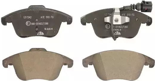Bremsbeläge Vw Tiguan 5n Ate 13047072422