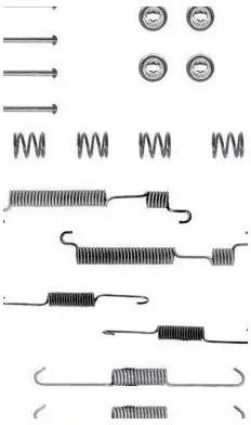 Set accesorii placute de frana Hyundai Atos Prime Mx Ate 03013792772