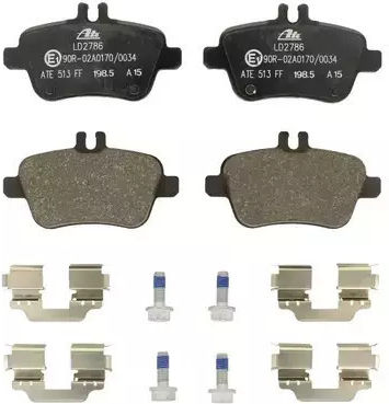 Brake Pads Mercedes-benz Slc R172 Ate 13047027862